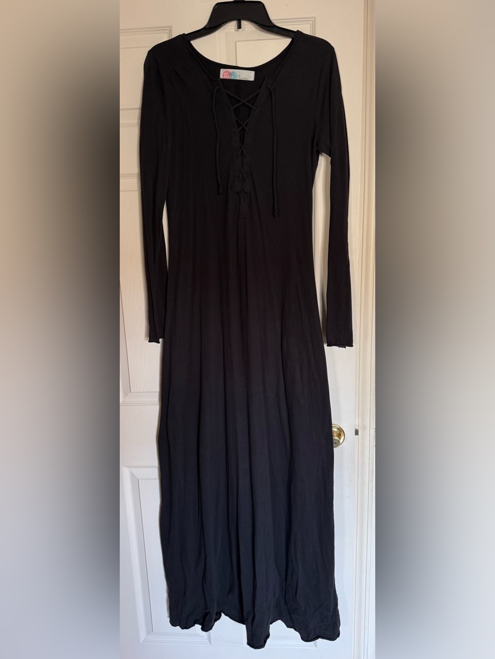Free People Beach Maxi Dress Black - Size M